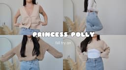 Princess Polly Fall Haul 2023 \\ Fall Transitional Outfit Ideas and Princess Polly Discount Code!