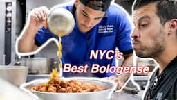 NY Chef Serves My Guests The Greatest Bolognese | Sunday Supper Ep. 2