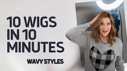 10 WIGS In 10 MINUTES! Explore The Most Popular WAVY Wigs For Short To Medium Lengths