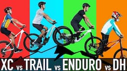 The Different Types of Mountain Bikes: XC vs Trail vs Enduro vs Downhill