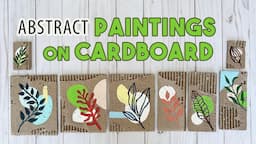 Abstract Paintings Ideas | Abstract Paintings on Carboard | Abstract Paintings For Beginners