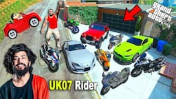 Franklin and ShinChan and BlackChan Stolen UK07 RIDER Indian cars in GTA 5 | UK07 Rider Car Stolen