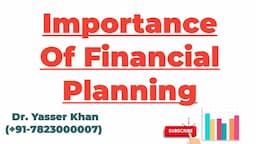 Importance Of Financial Planning