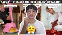 TIKTOKER SUKA BUANG BUANG MAKANAN DEMI KONTEN DAN VIEWS!! PARAH