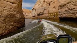 Riding Jet Skis into Slot Canyons on Lake Powell - Labyrinth Canyon, Face Canyon & More