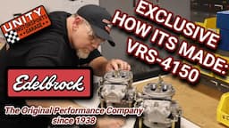 Edelbrock VRS-4150 YouTube EXCLUSIVE How it's Made! VRS-4150 SECRETS EXPOSED!!! @EdelbrockTV