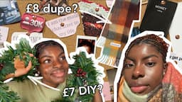 making a 2023 vision board, £240 scarf dupe, christmas on a budget | vlog