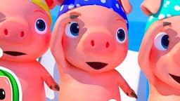 🏴‍☠️ Three Little Pirate Pigs at Sea 🏴‍☠️ | @CoComelon  | 🔤 Moonbug Subtitles 🔤