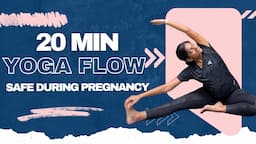 20 min Prenatal Yoga Flow | Safe During Pregnancy | Yogalates with Rashmi