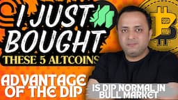 🚨 IS 24% FALL NORMAL IN THE CRYPTO MARKET | I BOUGHT THESE 6 ALTCOINS IN THE DIP | CRYPTO IN HINDI |