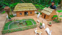 Rescue Rabbit Build Country House And Fish Pond