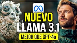 ¡Noticia del año! Llama 3.1 de 405B... ¡Liberado! 🤯 4 MANERAS de probarlo GRATIS