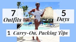 Pack with Me: 7 outfits for 5 days in a Carry-On | Travel Hacks | * Best Packing Tips*