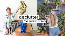 decluttering & cleaning mostly for my anxiety but also sustainability