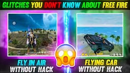 Flying Character And Car😨🔥 || Glitches You Don't Know About Free Fire