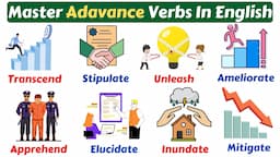 Learn 20+ Advanced Verbs In English | Advanced Verbs Vocabulary | English Vocabulary