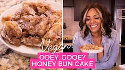 Vegan Honey Bun Cake Recipe| Vegan Holiday Dessert Ideas | Chef Joya