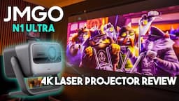 This Is Stunning!! JMGO N1 Ultra 4K Triple Colour Laser Gimbal Projector