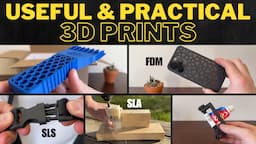 11 USEFUL Things to 3D Print First - Practical Prints 2024 (JLC3DP)