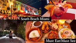 TOP 10 Must EATS + Must See INSTAGRAMMABLE Places + FREE RIDES in SOUTH BEACH MIAMI