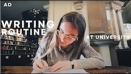 Writing Routine at University