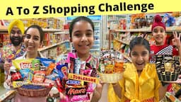 A To Z Shopping Challenge | Ramneek Singh 1313 | RS 1313 VLOGS