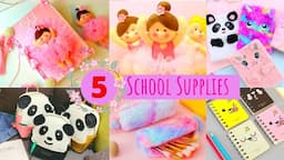 5 Awesome Back To School Crafts From Waste Materials/ DIY School Supplies