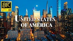 Cities of United States of America in 8K ULTRA HD 60 FPS Drone Video