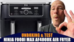 Ninja Foodi MAX Dual Zone AF400UK 9.5L Air Fryer Unboxing, Test and Review