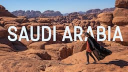 SAUDI ARABIA road trip | American female traveler visits KSA