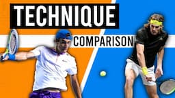 Lorenzo Musetti Vs Stefanos Tsitsipas: Topspin Backhand Technique Comparison