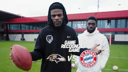 Lamar Jackson vs. @fcbayern Star Alphonso Davies in Ultimate Skills Challenge 🏈⚽️