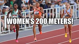 Abby Steiner VS. Sha'Carri Richardson! || Women's 200 Meters - 2024 Olympic Trials