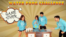 Water pong challenge🔥 💦 | Ft. @ChinkiMinki @AbhishekNigamOfficial ❤️| Siddharth Nigam