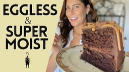 How to make  SUPER MOIST VEGAN cake without eggs