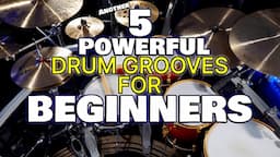 Another 5 Powerful DRUM GROOVES For Beginners! | DRUM LESSON - That Swedish Drummer