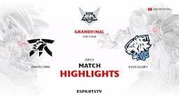 Fnatic ONIC vs EVOS Glory HIGHLIGHTS GRAND FINAL MPL ID S13 | EVOS VS FNOC ESPORTSTV