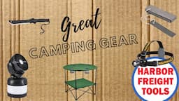 Cheap Harbor Freight Camping Equipment