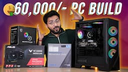 Ultimate 60K PC Build 2023 🚀 | Intel & AMD Combo | Budget Gaming PC Build 2024 🔥