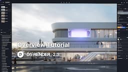 D5 Render 2.3 Overview Tutorial | Round Corner, Outline/AO mode, Fog & Cloud and more