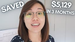 Saving above $5,000 in 3 months // expenses in singapore // costs of living,  credit card cashback