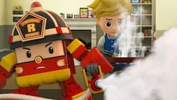 The Kitchen is on Fire!│Learn about Safety Tips with POLI│Indoor Play│Robocar POLI TV