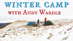 COLD WINTER CAMPING - BEDA FELL Lake District with Andy Wardle - Wild Camping UK