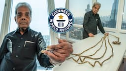 Why He Cut His Nails After 66 Years - Guinness World Records