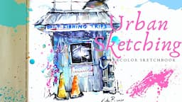 Urban Sketching My City #15 | Watercolor Sketching for fun