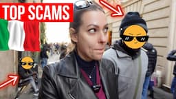 5 BIGGEST SCAMS & TOURIST TRAPS in ITALY: Be Careful In Italian Capital Rome!