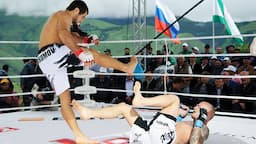 Former football player broke the Finnish fighter’s leg! Crazy kicking power of Mairbek Taisumov!