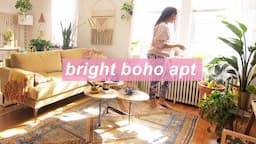 MY BOHO APARTMENT TOUR! // bright + plant-filled 🌿✨