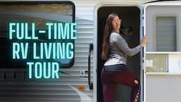 RV LIFE: Why I chose full-time RV living + tour my RV!! // STATIONARY RV LIFE