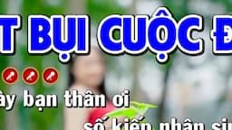 CÁT BỤI CUỘC ĐỜI Karaoke Nhạc Sống Tone Nam | Karaoke Mai Phạm